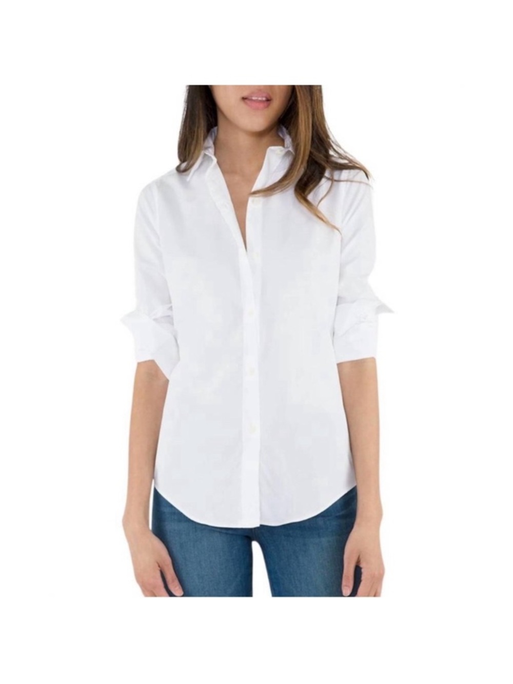 Ann Mashburn cotton button down shirt